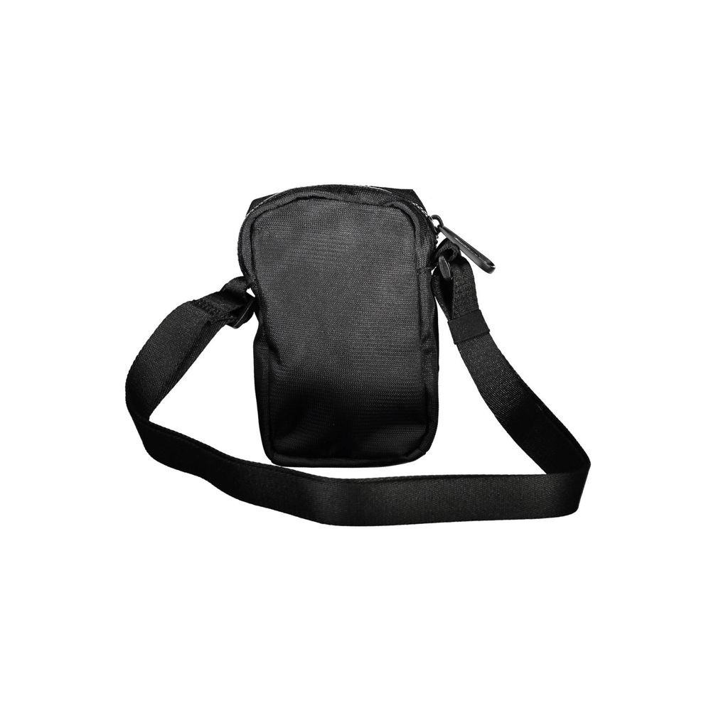 Calvin Klein Elegant Black Shoulder Bag with Chic Detailing Mens Shoulder Bag