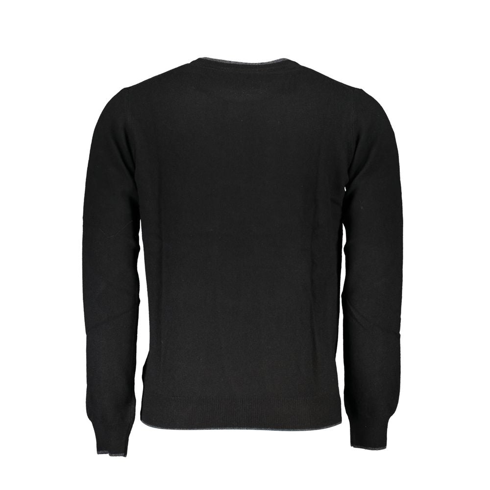 North Sails Black Polyamide Men Sweater Mens Sweater