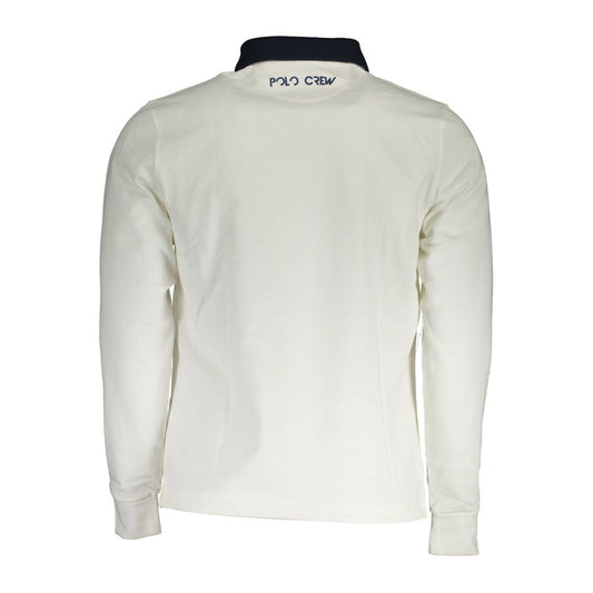 La Martina White Cotton Polo Shirt