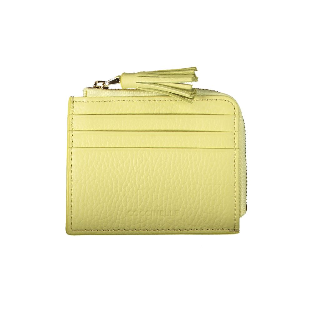 Coccinelle Yellow Leather Wallet Womens Wallet