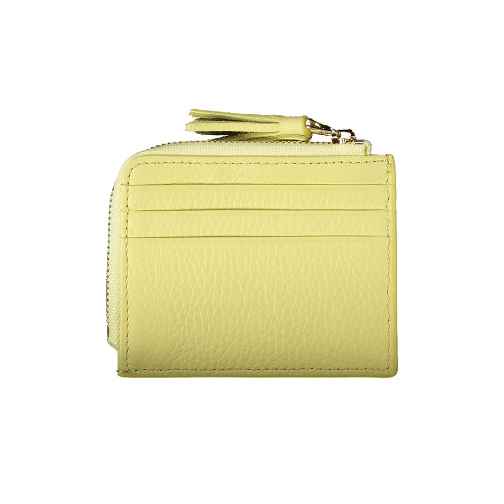 Coccinelle Yellow Leather Wallet Womens Wallet