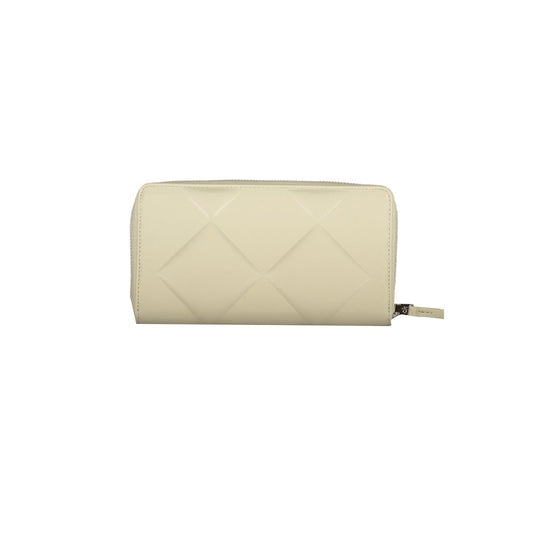 Calvin Klein Beige Polyester Wallet Womens Wallet
