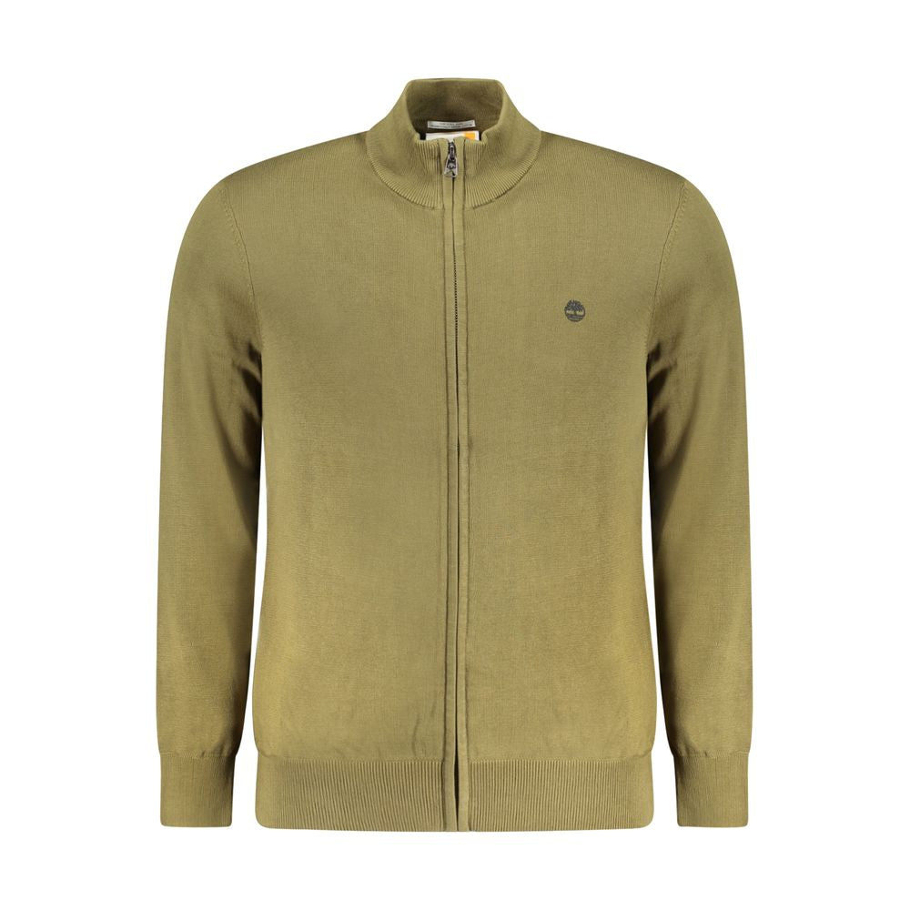 Timberland Green Cotton Men Sweater Mens Cardigan Mens Sweater