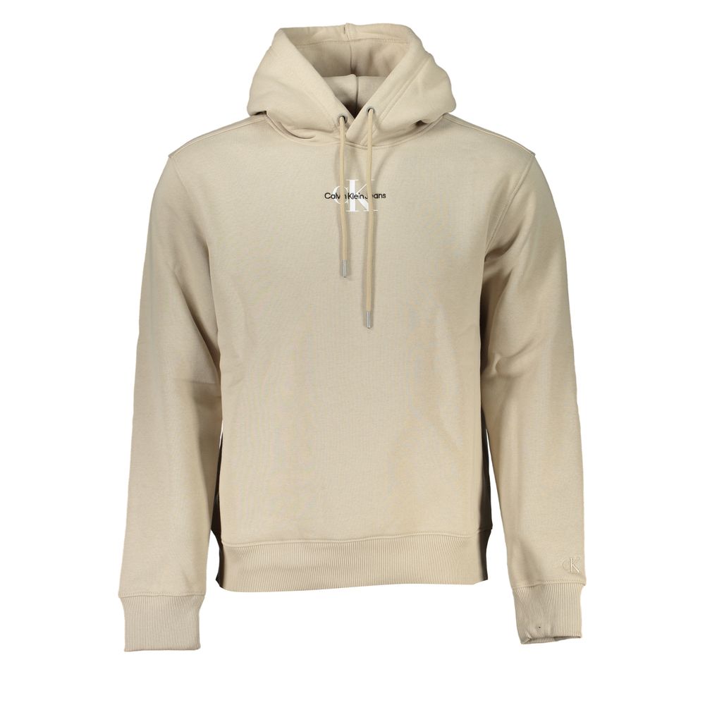 Calvin Klein Beige Cotton Men Sweater Mens Sweater