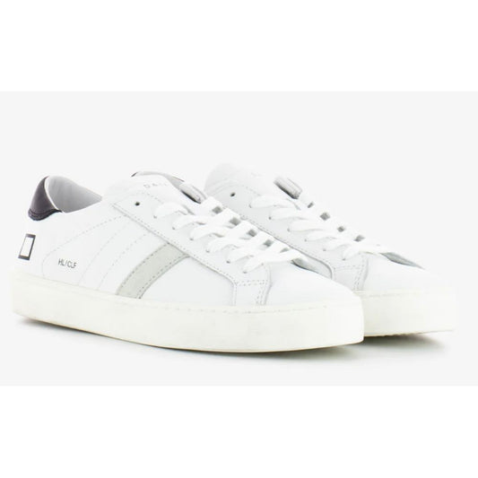 D.A.T.E White Leather Sneaker
