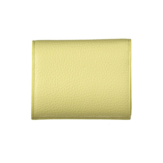 Coccinelle Yellow Leather Wallet Womens Wallet