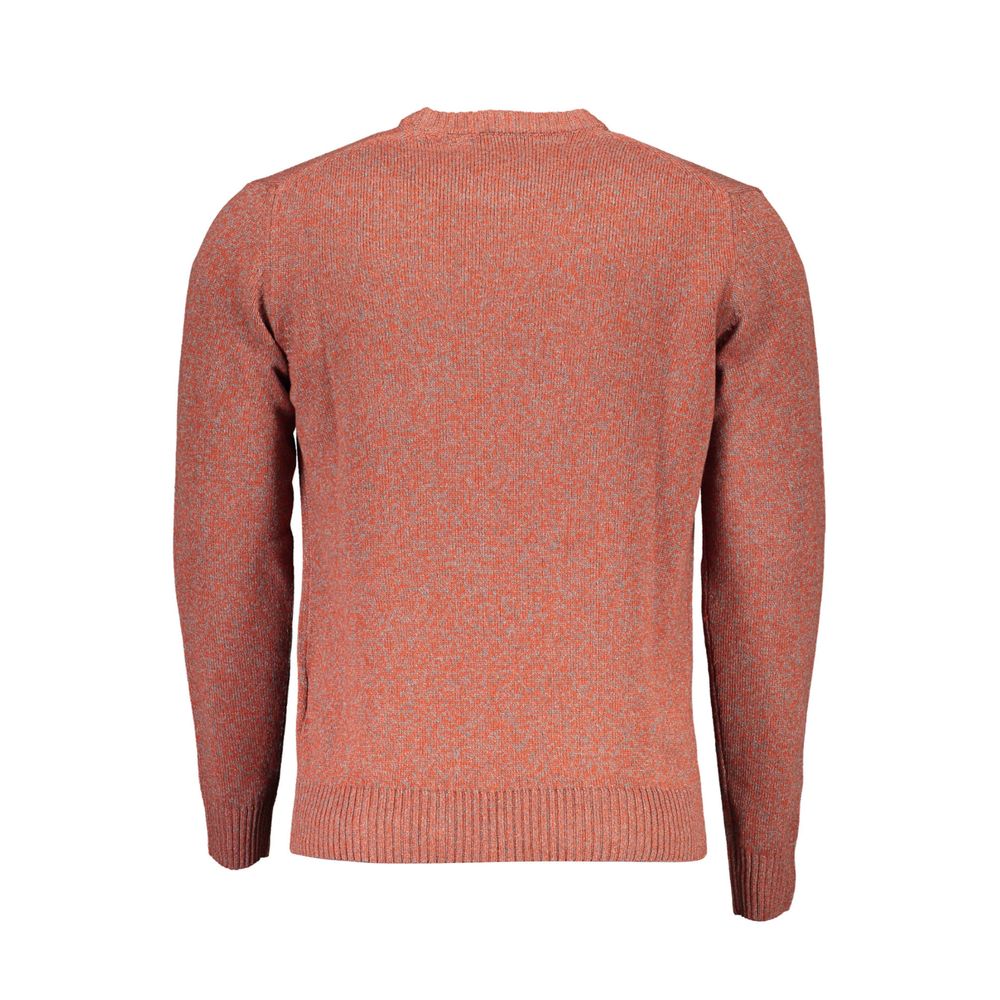 Harmont & Blaine Red Wool Men Sweater Mens Sweater
