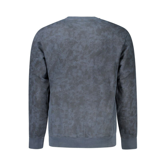 Hugo Boss Blue Cotton Men Sweater Mens Sweater