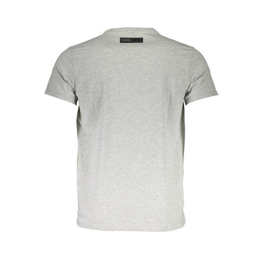 Plein Sport Brown Cotton Men T-Shirt Mens T-Shirt