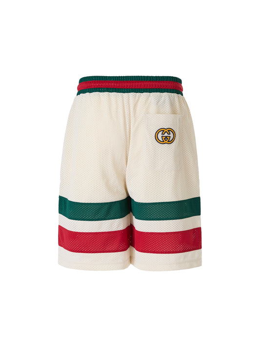 Gucci Cream polyester Logo Shorts