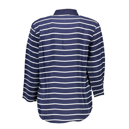 Gant Blue Viscose Polo Shirt