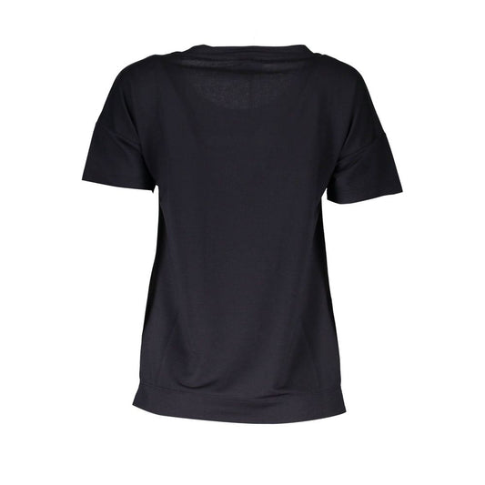 Just Cavalli Black Polyester T-Shirt