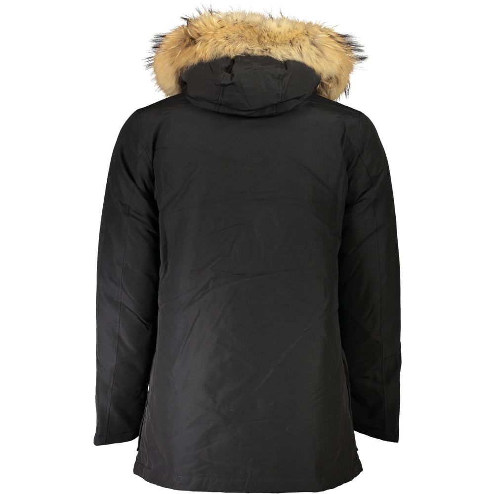 Woolrich Black Cotton Men Jacket Mens Jacket