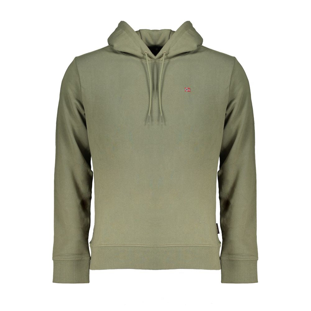 Napapijri Green Cotton Men Sweater Mens Sweater