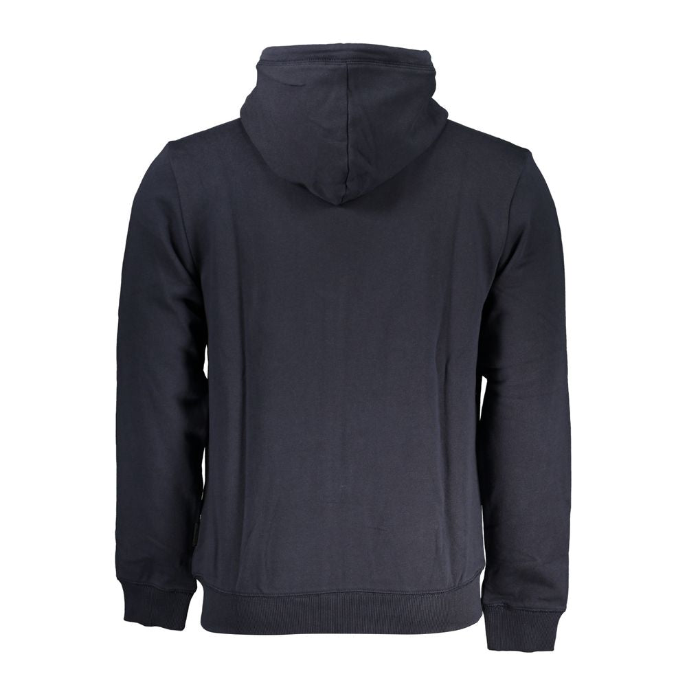 Napapijri Blue Cotton Men Sweater Mens Sweater