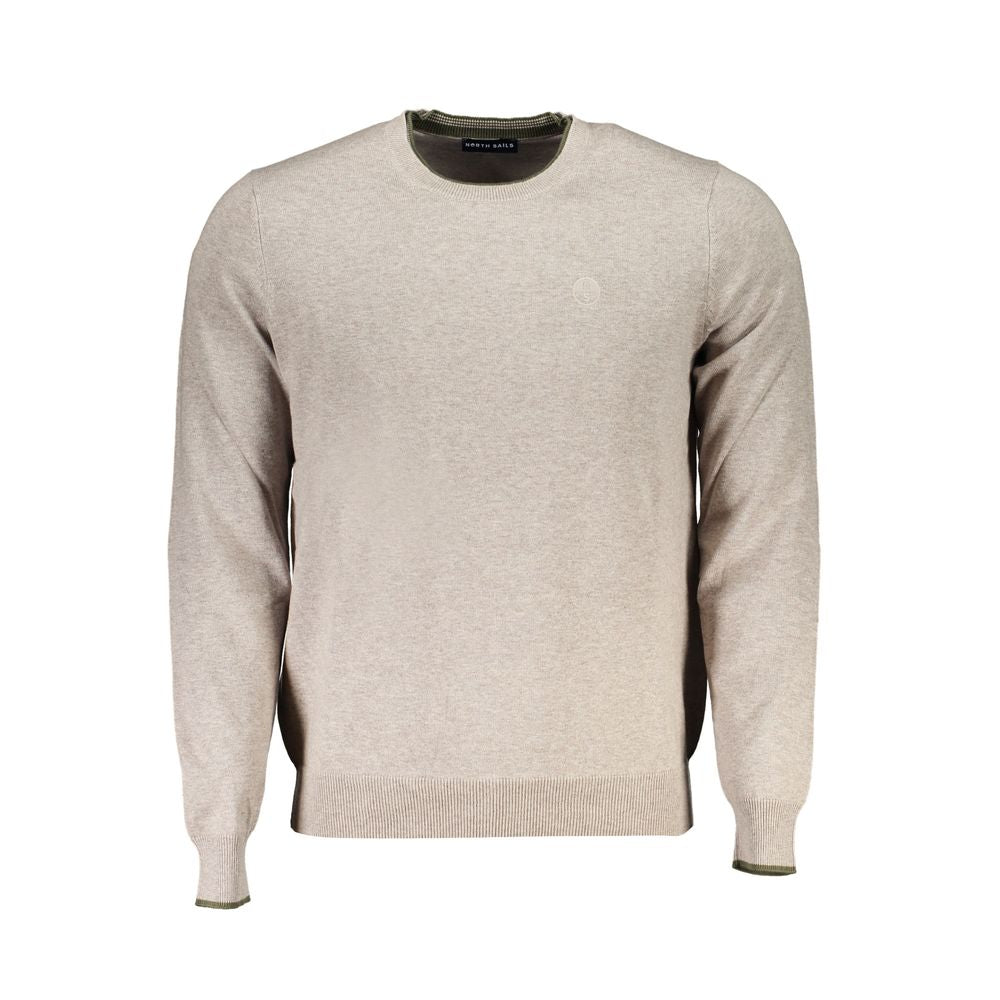 North Sails Beige Cotton Sweater Mens Sweater