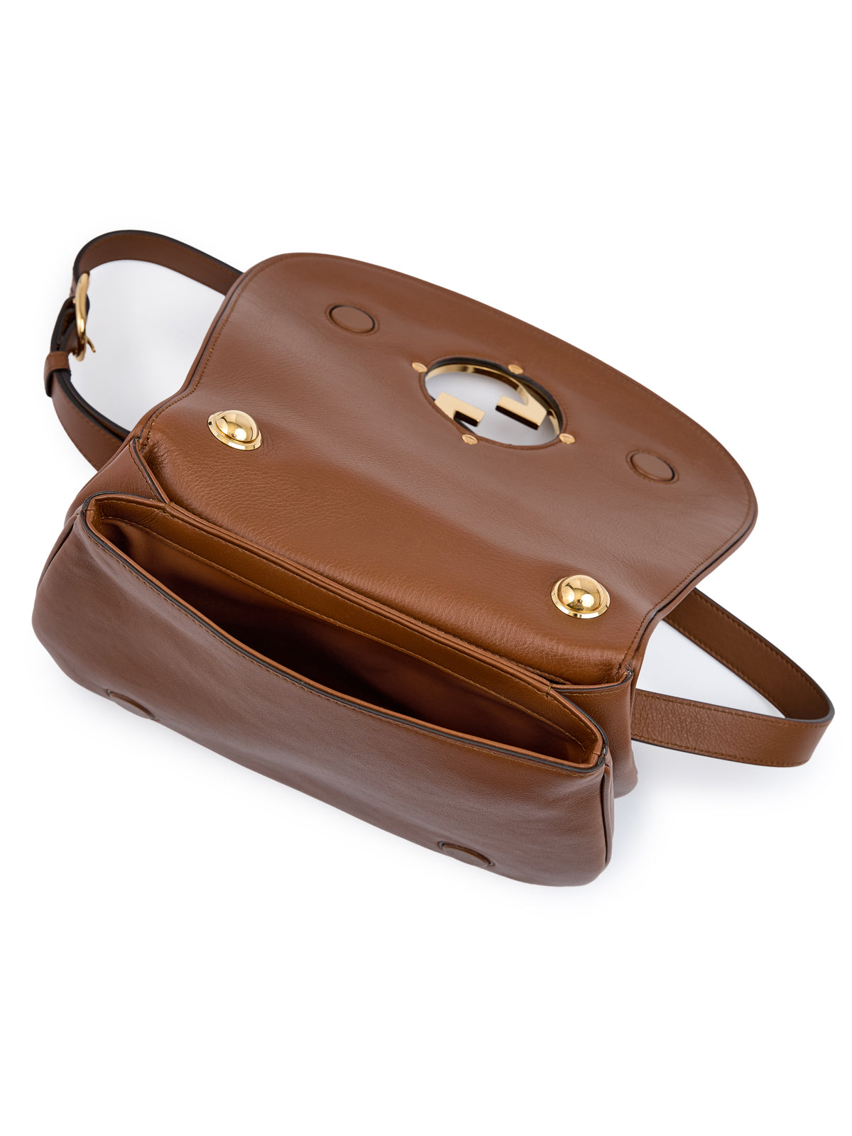 Gucci Roxy Brown Calfskin Shoulder Flap Bag