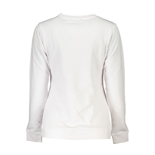 Cavalli Class Bianco Cotton Women Sweatshirt