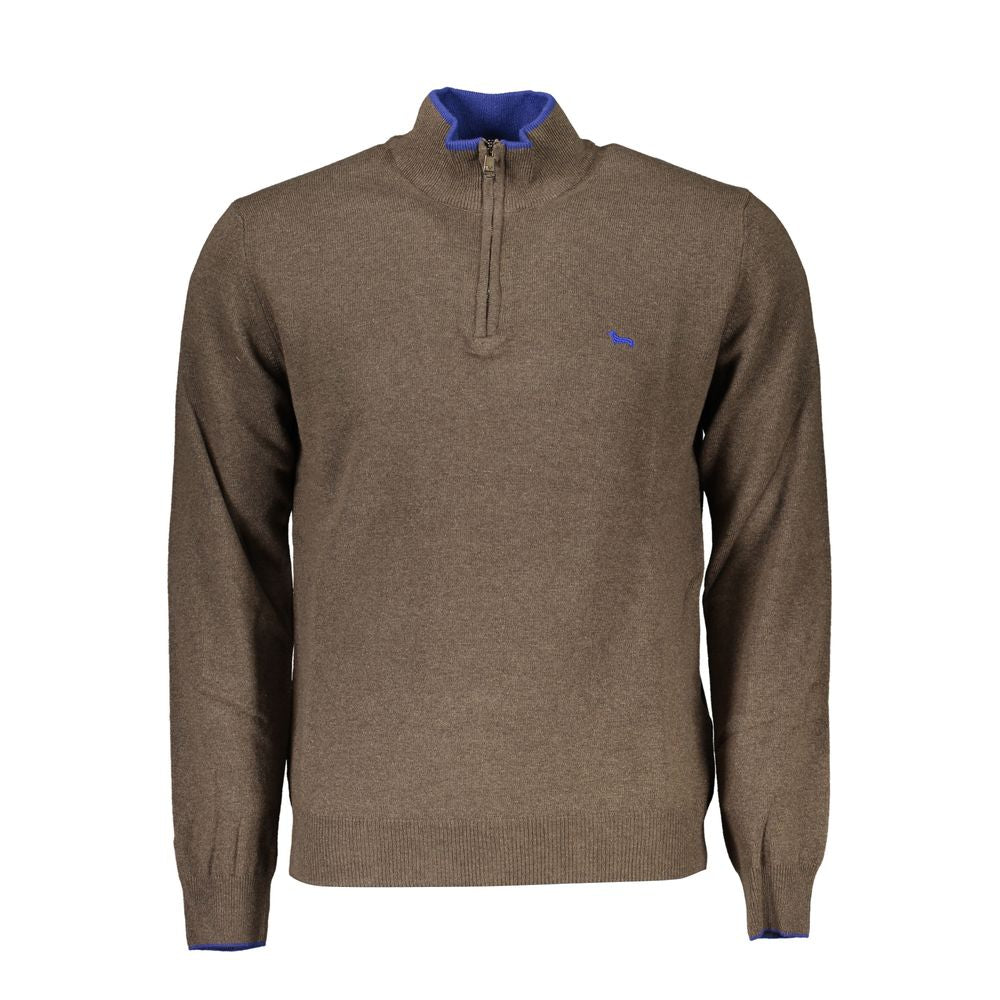 Harmont & Blaine Half-Zip Contrast Detail Sweater Mens Sweater