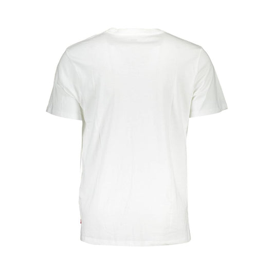 Levi's White Cotton Men T-Shirt Mens T-Shirt