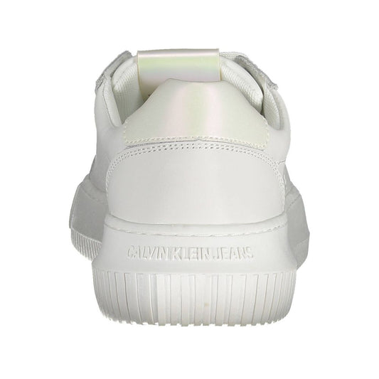 Calvin Klein White Polyester Sneaker