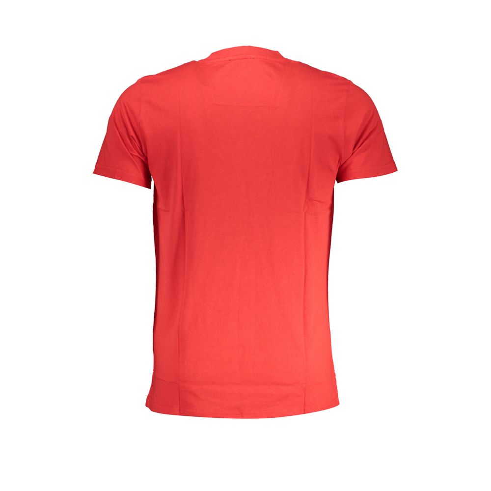 Cavalli Class Red Cotton T-Shirt Mens T-Shirt