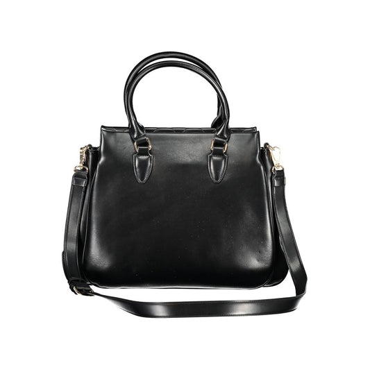 Mario Valentino Black Polyethylene Handbag
