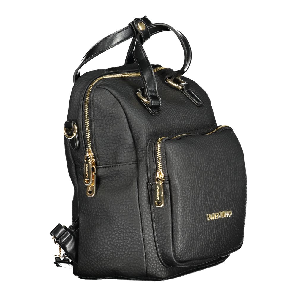 Mario Valentino Nero Poliuretano Women Backpack