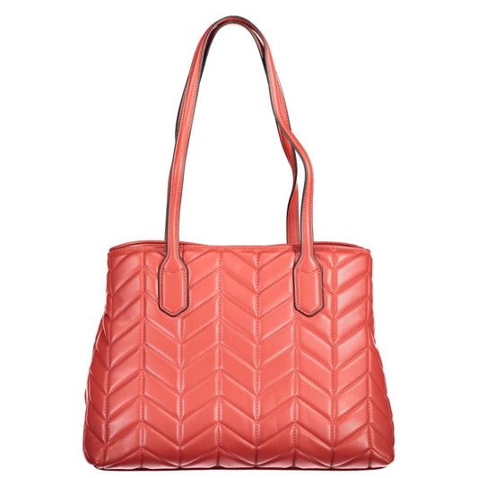 Mario Valentino Red Polyethylene Handbag