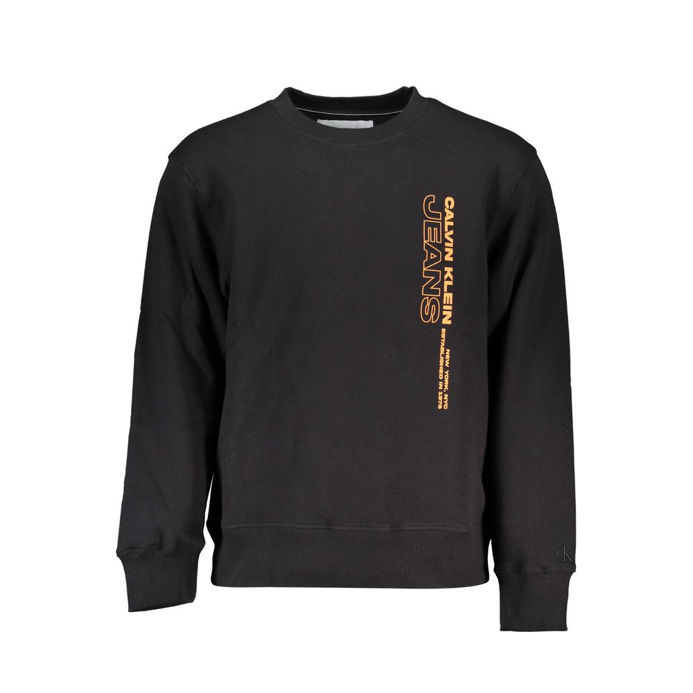 Calvin Klein Black Cotton Men Sweater Mens Sweater