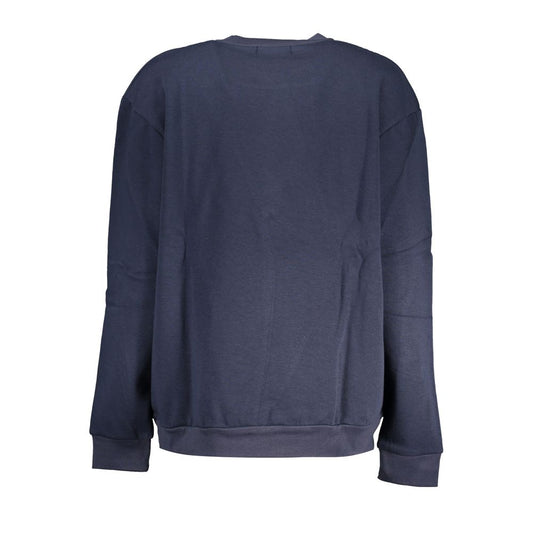 Cavalli Class Blue Cotton Sweatshirt