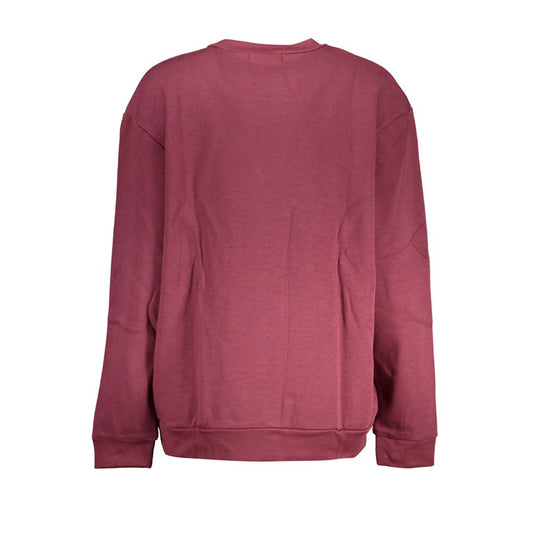 Cavalli Class Purple Cotton Sweatshirt