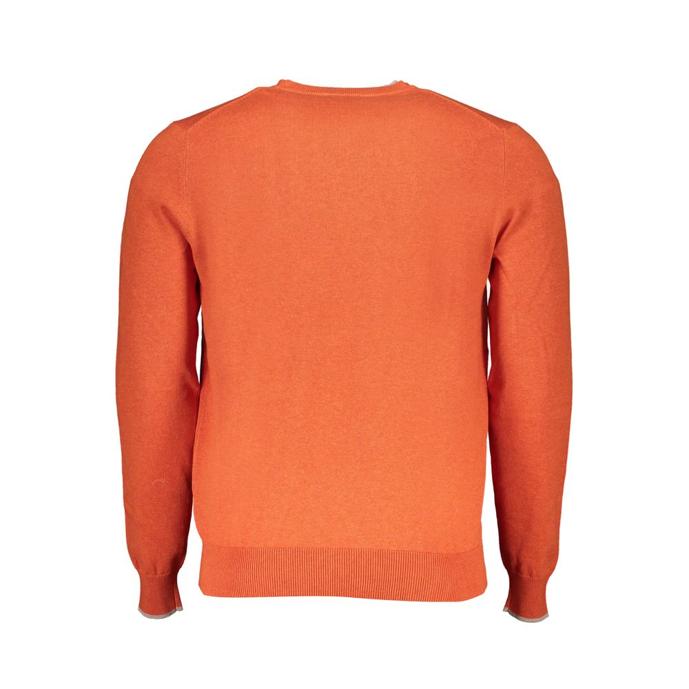 North Sails Orange Cotton Sweater Mens Sweater