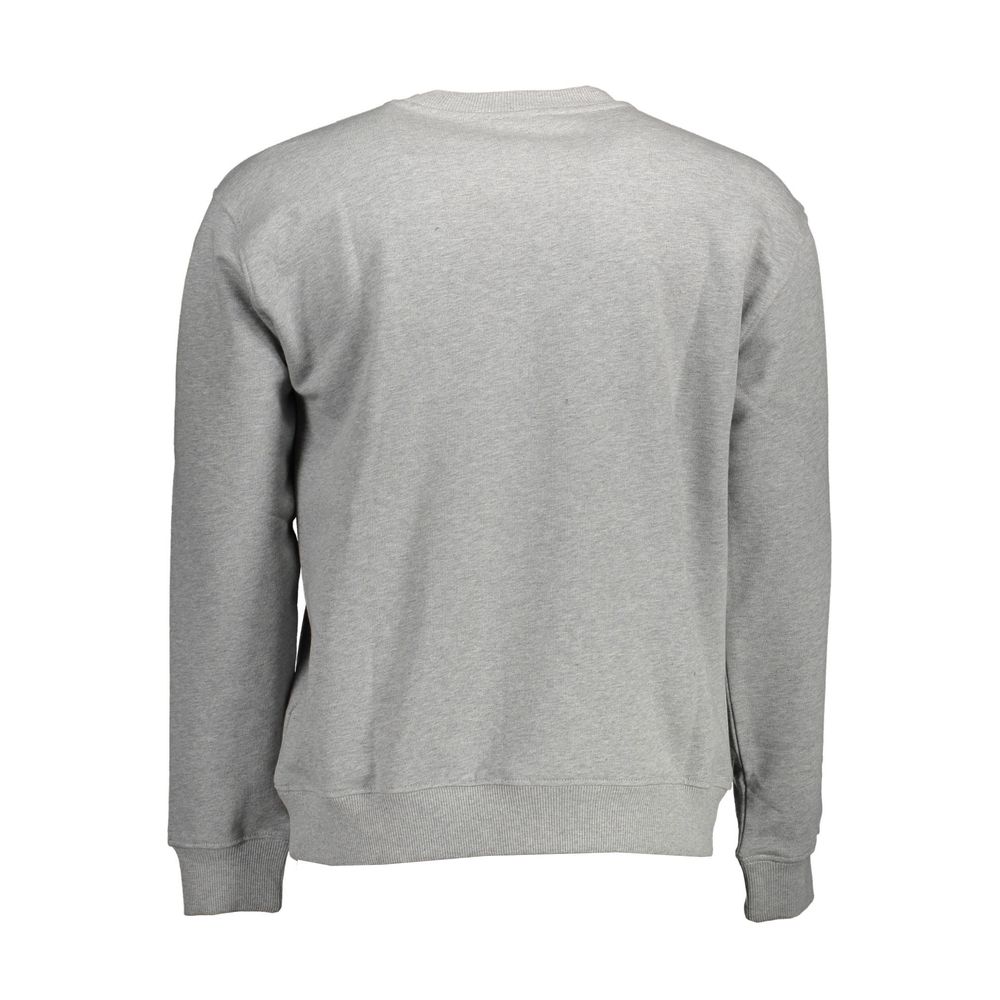 North Sails Gray Cotton Men Sweater Mens Sweater