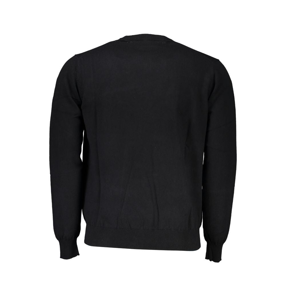 Harmont & Blaine Elegant Crew Neck Embroidered Sweater Mens Sweater