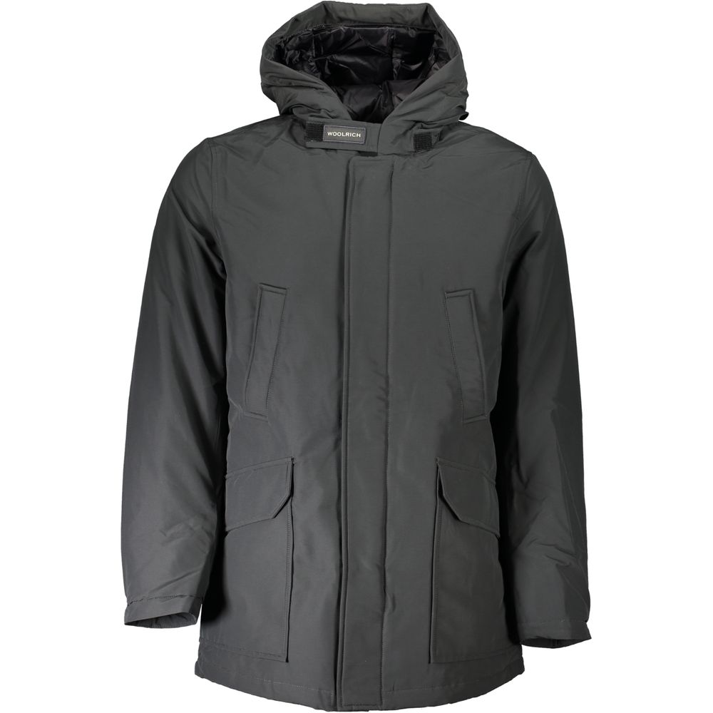 Woolrich Gray Cotton Men Jacket Mens Jacket