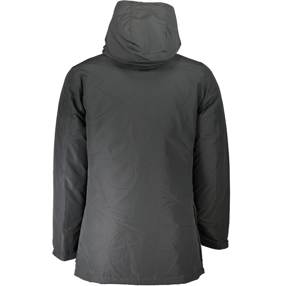 Woolrich Gray Cotton Men Jacket Mens Jacket