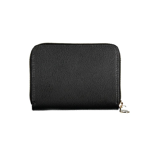 Patrizia Pepe Black Leather Wallet Womens Wallet