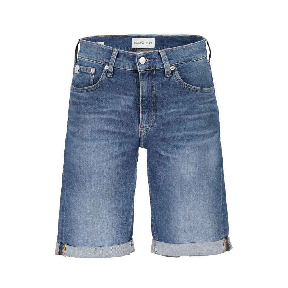 Calvin Klein Blue Cotton Men's Jeans Short Mens Shorts