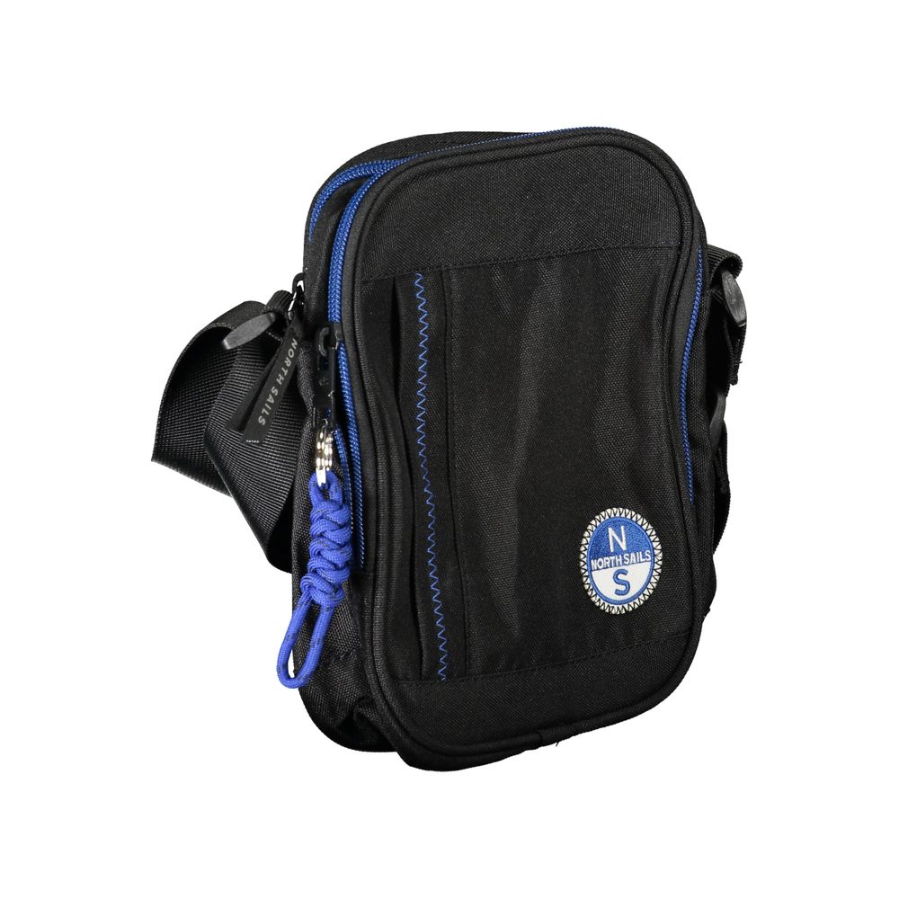North Sails Black Polyester Men Shoulder Bag Mens Shoulder Bag