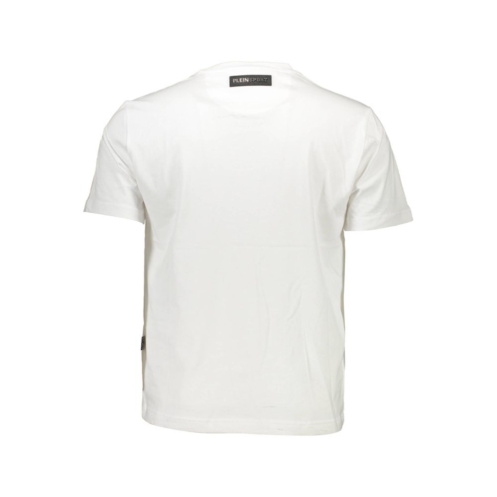 Plein Sport White Cotton Men T-Shirt Mens T-Shirt
