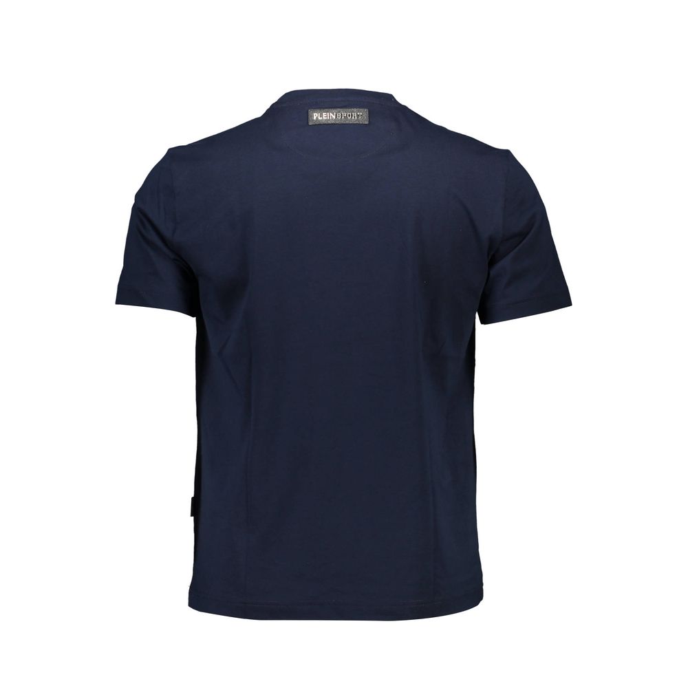 Plein Sport Blue Cotton Men T-Shirt Mens T-Shirt