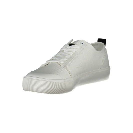 Calvin Klein White Cotton Sneaker