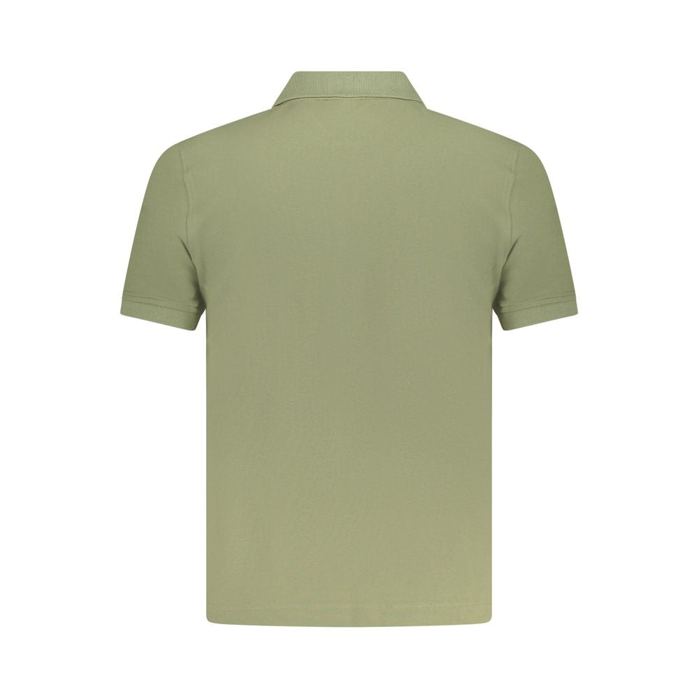 K-WAY Green Cotton Polo Shirt Mens T-Shirt