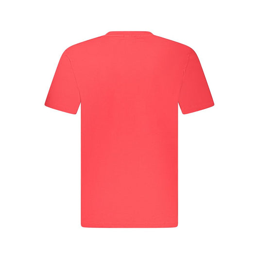 Fila Red Organic Cotton Men's T-Shirt Mens T-Shirt