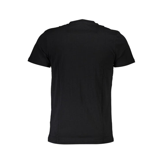 Cavalli Class Black Cotton Men T-Shirt Mens T-Shirt