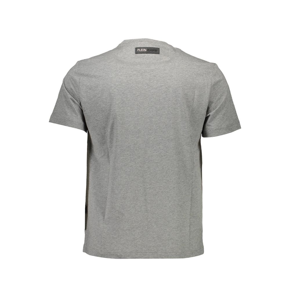 Plein Sport Brown Cotton Men T-Shirt Mens T-Shirt