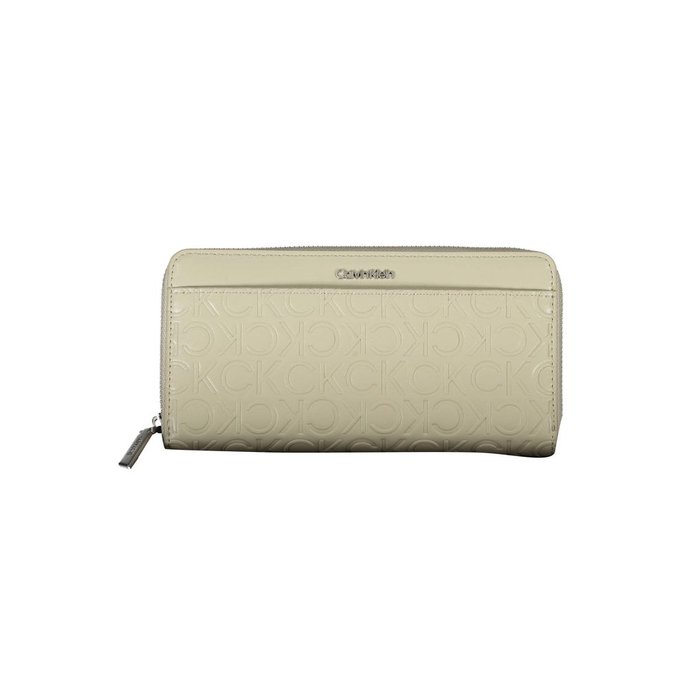 Calvin Klein Beige Polyethylene Women Wallet Womens Wallet