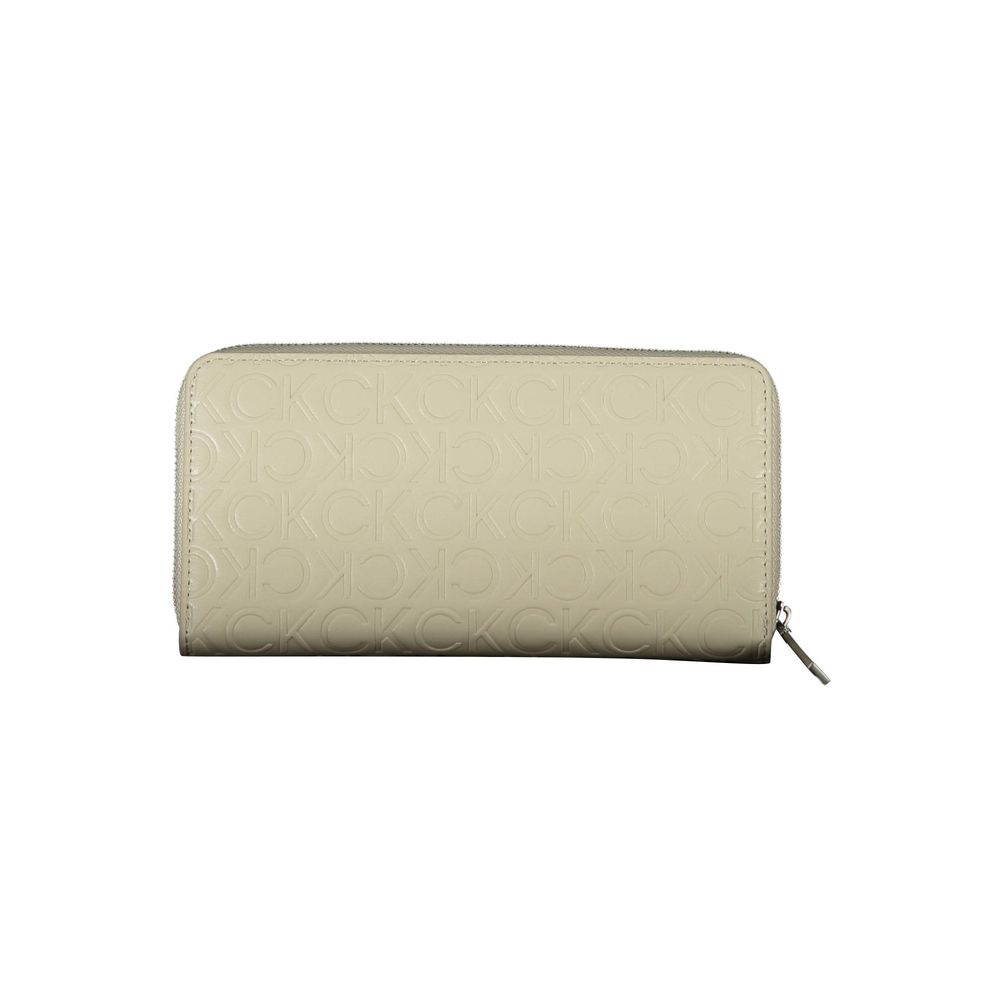 Calvin Klein Beige Polyethylene Women Wallet Womens Wallet