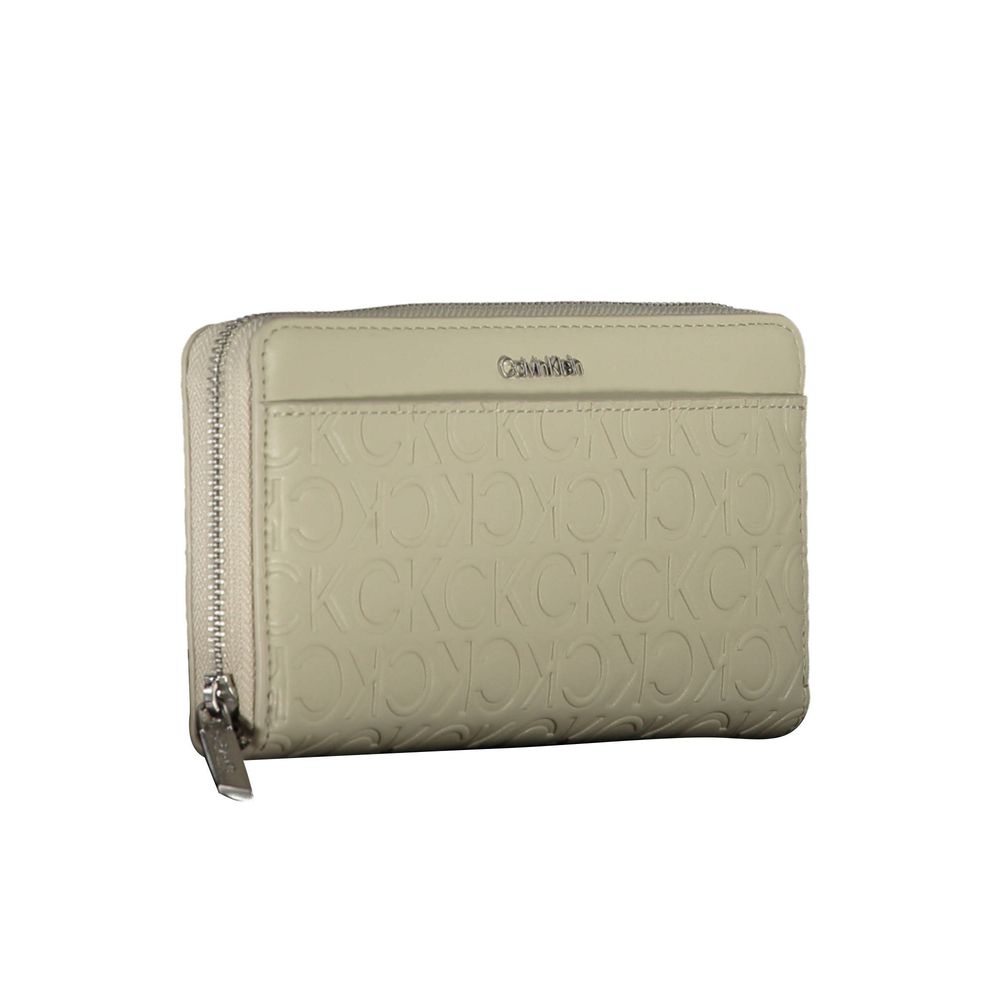 Calvin Klein Beige Polyethylene Women Wallet Womens Wallet